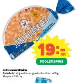 Coop POLARBRÖD Jubileumskaka erbjuda