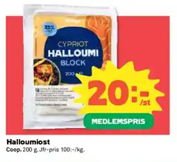 Coop COOP Halloumiost erbjuda