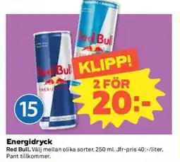Coop RED BULL Energidryck erbjuda