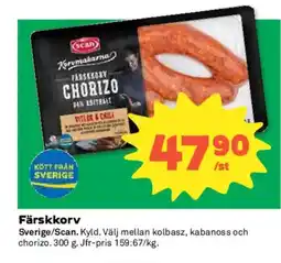 Coop SCAN Färskkorv erbjuda