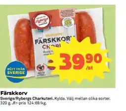 Coop RYDBERGS CHARKUTERI Färskkorv erbjuda