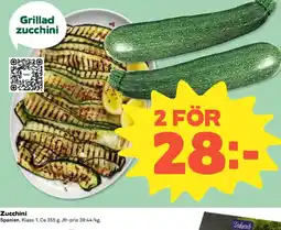Coop Zucchini erbjuda