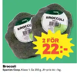 Coop COOP Broccoli erbjuda