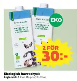 Coop ÄNGLAMARK Ekologisk havredryck erbjuda