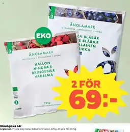 Coop ÄNGLAMARK Ekologiska bär erbjuda
