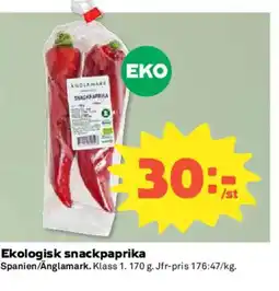 Coop ÄNGLAMARK Ekologisk snackpaprika erbjuda