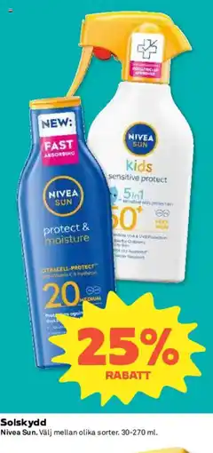 Coop NIVEA SUN Solskydd erbjuda