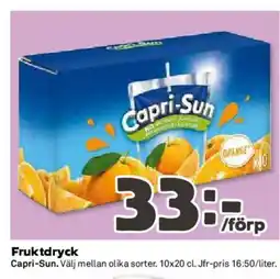 Coop CAPRI-SUN Fruktdryck erbjuda