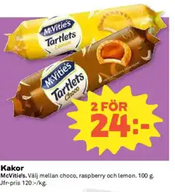 Coop MCVITIE'S Kakor erbjuda