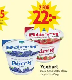 Matöppet Yoghurt erbjuda