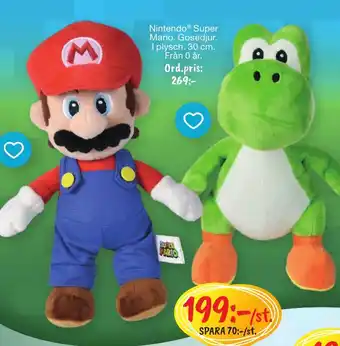 NintendoⓇ Super Mario Gosedjur I plysch