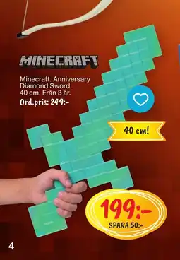 Leklust Minecraft Anniversary Diamond Sword erbjuda