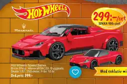 Leklust Hot Wheels Speed Series Brick Shop. Maserati MC20. Byggsats. Skala 1:32 erbjuda