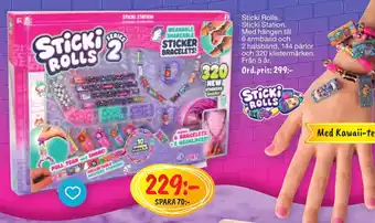 Leklust Sticki Rolls Sticki Station erbjuda
