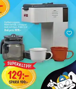 Leklust Kaffebryggare erbjuda