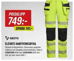 Swedol Elevate hantverksbyxa erbjuda
