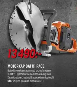 Swedol Motorkap bat K1 pace erbjuda