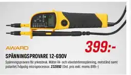 Swedol Spänningsprovare 12-690V erbjuda