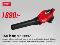 Swedol Lövblås M18 fuel FBLG3-0 erbjuda