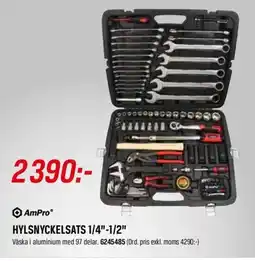 Swedol Hylsnyckelsats 1/4"-1/2" erbjuda
