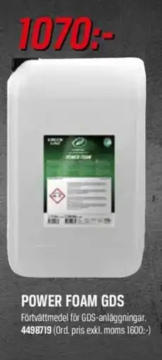 Swedol Turtle Wax Power foam GDS erbjuda