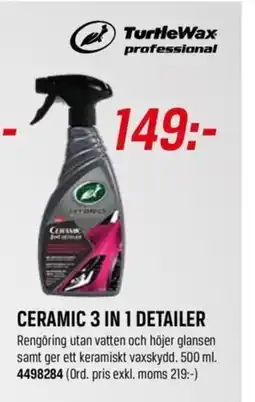 Swedol Ceramic 3 in 1 detailer erbjuda