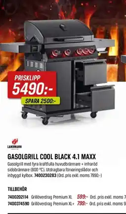 Swedol Gasolgrill cool black 4.1 maxx erbjuda