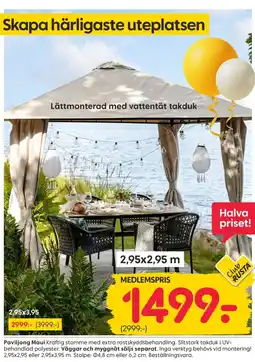 Rusta Paviljong Maui erbjuda