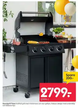 Rusta Gasolgrill Titan erbjuda