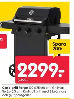 Rusta Gasolgrill Forge erbjuda