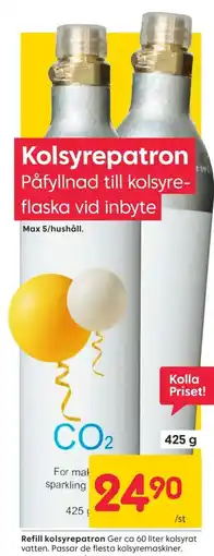 Rusta Refill kolsyrepatron erbjuda