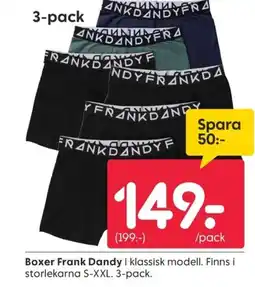 Rusta Boxer Frank Dandy erbjuda