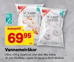 City Gross Vannameiräkor erbjuda