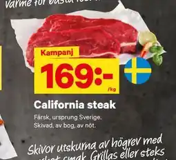City Gross California steak erbjuda