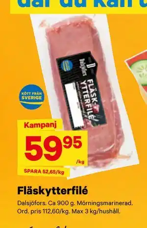 City Gross Fläskytterfilé erbjuda