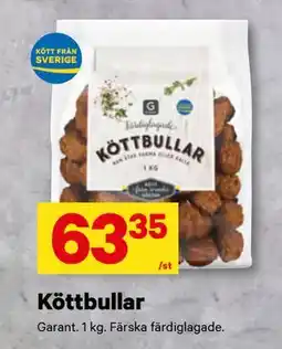 City Gross Köttbullar erbjuda
