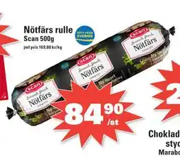 Nära dej Nötfärs rulle erbjuda