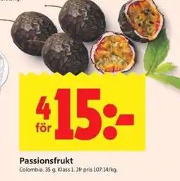 ICA Kvantum Passionsfrukt erbjuda