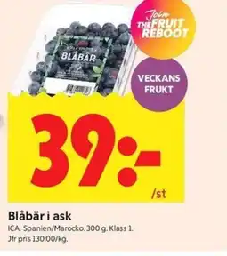 ICA Kvantum ICA Blåbär i ask erbjuda