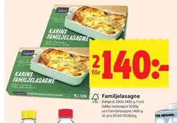 ICA Kvantum Dafgård Familjelasagne erbjuda