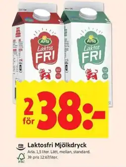 ICA Kvantum Arla Laktosfri Mjölkdryck erbjuda