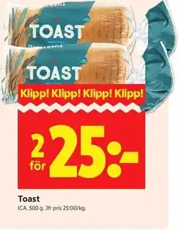 ICA Kvantum ICA Toast erbjuda