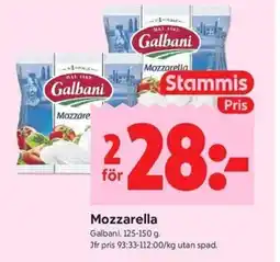 ICA Kvantum Galbani Mozzarella erbjuda