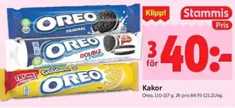 ICA Kvantum Oreo Kakor erbjuda
