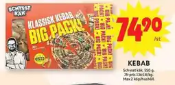 ICA Maxi SCHYSST KÄK Kebab erbjuda