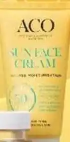 ICA Maxi ACO Sun Face Cream spf 50+ erbjuda
