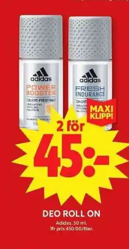 ICA Maxi ADIDAS Deo roll on erbjuda