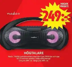 ICA Maxi NEDIS Högtalare erbjuda