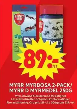 ICA Maxi Myrr myrdosa 2-pack/ myrr d myrmedel erbjuda