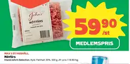 Coop JOHN'S SELECTION Nötfärs erbjuda